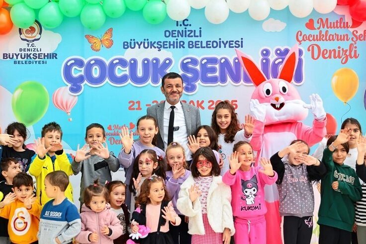 Denizli Büyükşehir Belediyesi, yaz tatilini Çocuk Şenliği ile daha eğlenceli