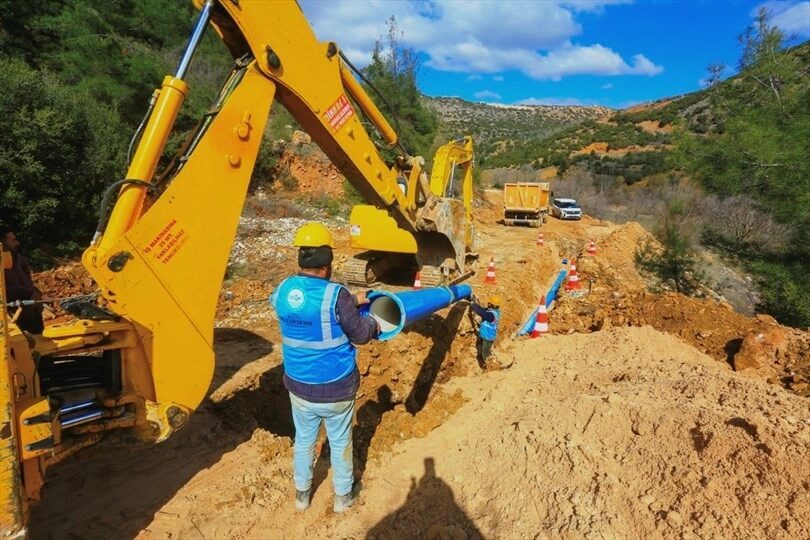 Denizli Büyükşehir Belediyesi DESKİ tarafından Çal ilçesinin Akkent, Ortaköy ve