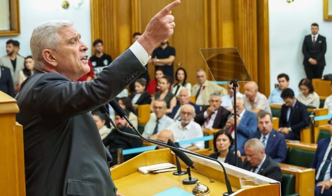 İYİ Parti Genel Başkanı Müsavat Dervişoğlu, partisinin TBMM Grup Toplantısı’nda