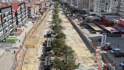 Ankara Büyükşehir Belediyesi’nin Dikimevi-Natoyolu Raylı Sistem Uzatma Hattı Projesi’nde çalışmalar