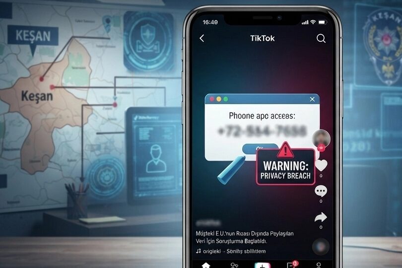 Edirne'nin Keşan ilçesinde yaşayan bir vatandaş, sosyal medya platformu TikTok'ta