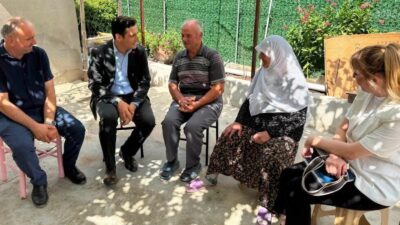 Edirne'de İpsala Kaymakamı Hayrettin Buğra Güzel, Sultanköy’ü ziyaret ederek kahraman gazilerimizin misafiri