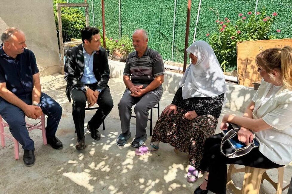 Edirne'de İpsala Kaymakamı Hayrettin Buğra Güzel, Sultanköy’ü ziyaret ederek kahraman gazilerimizin misafiri