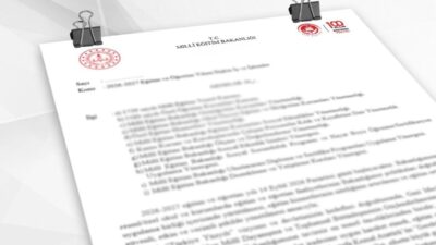 Milli Eğitim Bakanı Yusuf Tekin imzasıyla yayımlanan genelgeyle, 2026-2027 eğitim