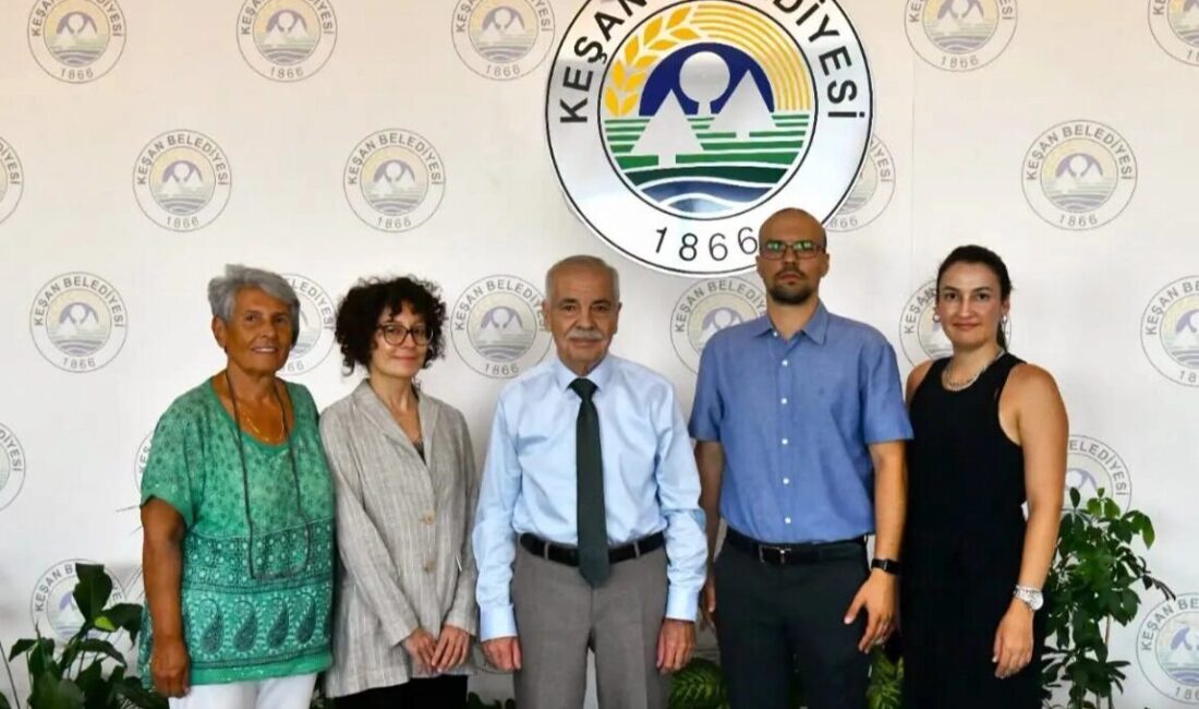 ERÇED Başkanı Av. Baturay Ulu ve yönetimi, Keşan Belediye Başkanı