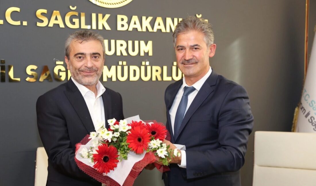 Erzurum İl Sağlık Müdürlüğü’nde görev değişimi dolayısıyla devir teslim töreni