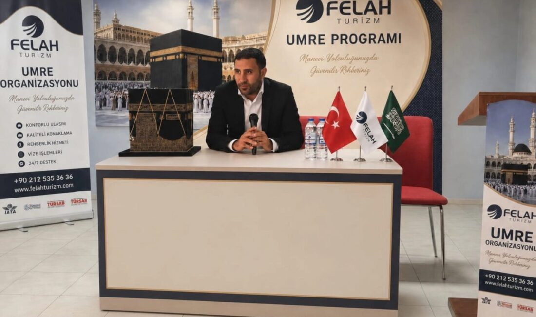 Hac ve umre organizasyonlarında sunduğu kaliteli hizmet anlayışıyla tanınan Felah