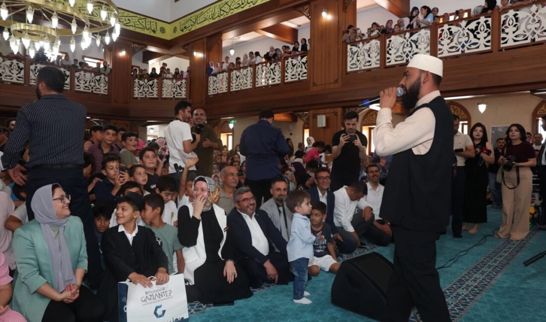 Gaziantep Büyükşehir Belediyesi tarafından düzenlenen Değerler Eğitimi Yaz Okulu Cami