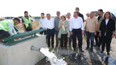 Gaziantep Büyükşehir Belediye Başkanı Fatma Şahin, Kılavuzlu Barajı Sulama Projesi’nin