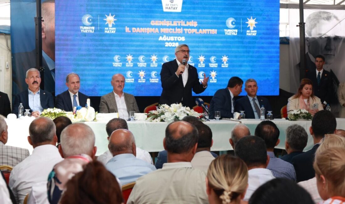 AK Parti Genel Başkan Yardımcısı Hüseyin Yayman, Hatay'da yaptığı açıklamada,