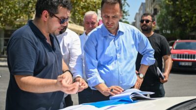 İzmir'de Bornova Belediyesi, Zafer ve Süvari Caddeleri'ni kapsayan büyük bir