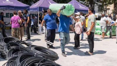 İzmir Büyükşehir Belediyesi, domates ve çilek üreticilerinin bir yıllık emeğini