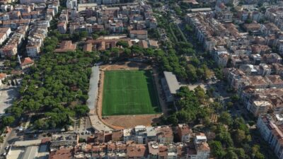 İzmir Büyükşehir Belediyesi, Ödemişli sporcuların kullandığı Saraçoğlu Stadı’nın yaklaşık 8
