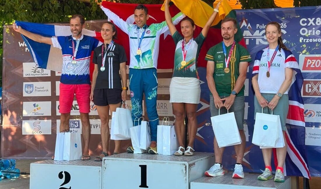 Polonya’da düzenlenen Dünya Master Oryantiring Şampiyonası’nda Jandarma Gücü sporcuları önemli
