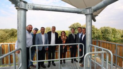 Gaziantep Büyükşehir Belediye Başkanı Fatma Şahin, Fırat Nehri kıyısında hayata
