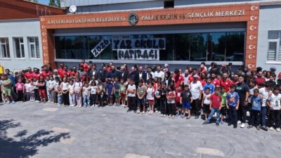 Kayseri Büyükşehir Belediyesi Spor A.Ş. tarafından çocukların ve gençlerin yaz