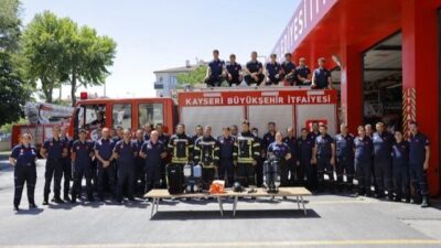 Kayseri Büyükşehir Belediyesi, itfaiye teşkilatının teknolojik ve teknik kapasitesini güçlendirmeye