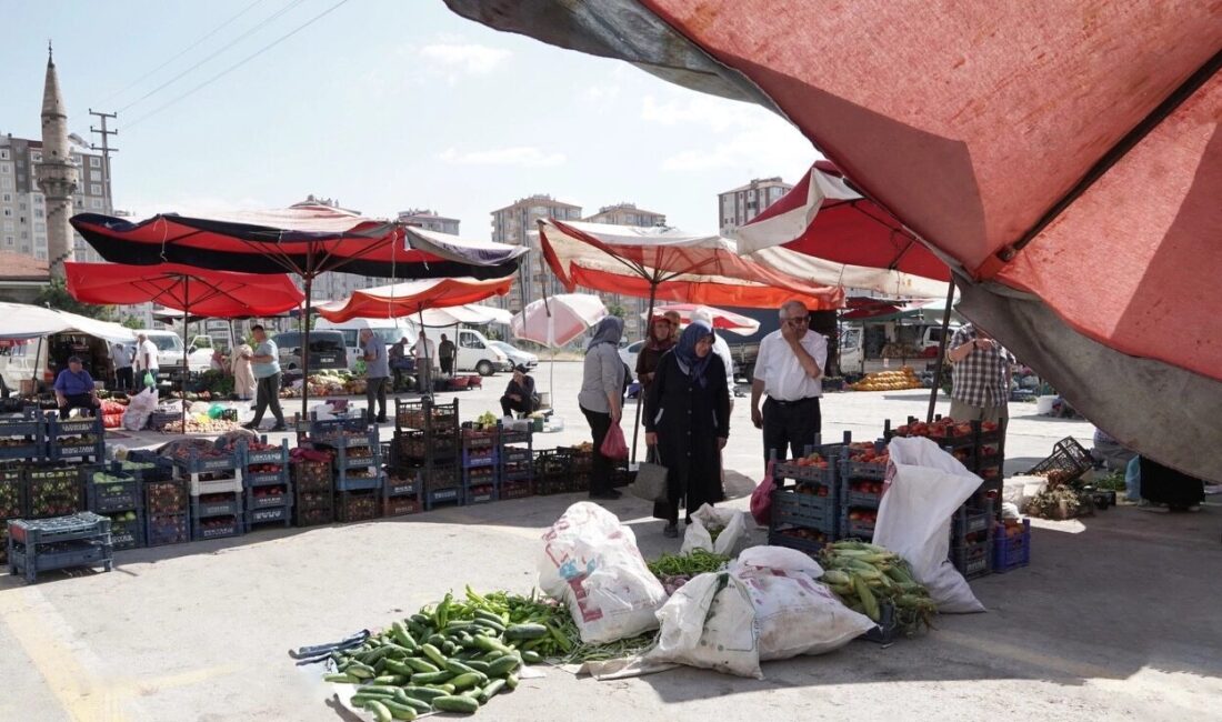 Kayseri Melikgazi Belediyesinin organik ürünleri tezgahla buluşturduğu “Üretici Pazarları” hem