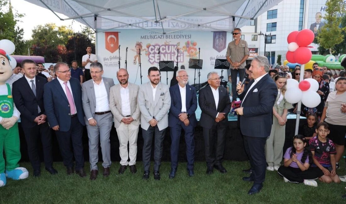 Kayseri Melikgazi Belediyesi tarafından Dedeman Parkı’nda çocuklara yönelik düzenlenen Çocuk