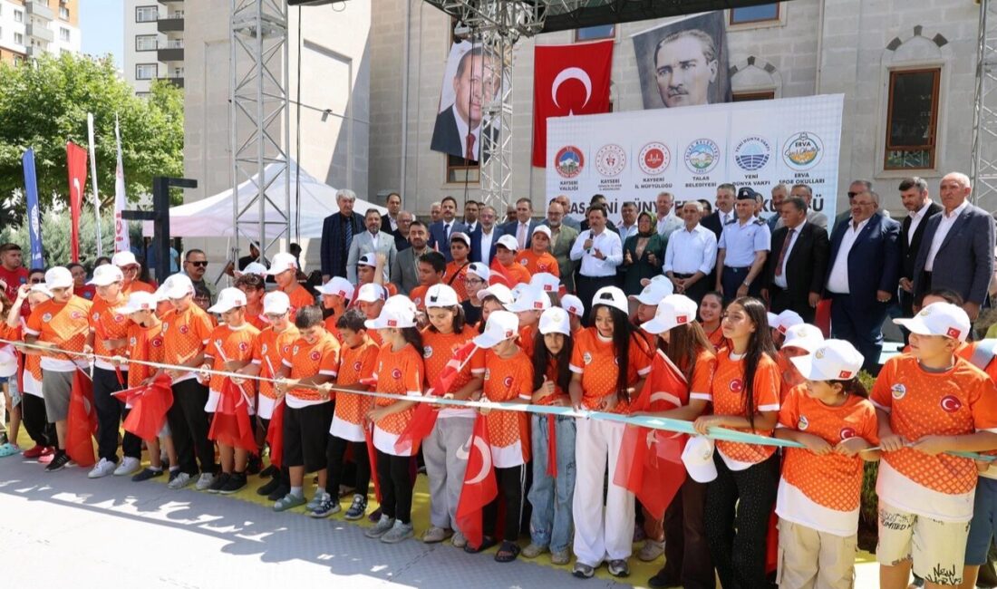 Kayseri'de gençleri sporla, eğitimle ve milli-manevi değerlerle buluşturmayı hedefleyen ERVA