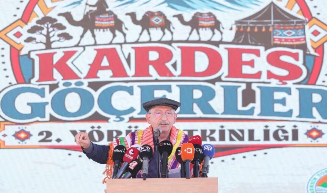CHP Genel Başkanı Kemal Kılıçdaroğlu, Mersin'deki Yörük etkinliğinde yaptığı konuşmada