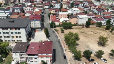 Kocaeli Büyükşehir Belediyesi, Darıca Kazım Karabekir Mahallesi Mevlana Caddesi’ni altyapı