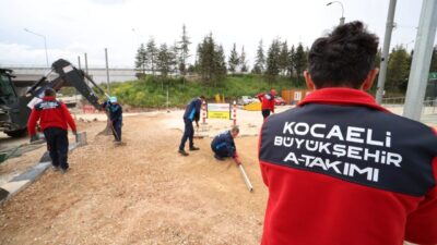 Kocaeli Büyükşehir Belediyesi’nin sahadaki en güçlü hizmet ekiplerinden A Takımı,