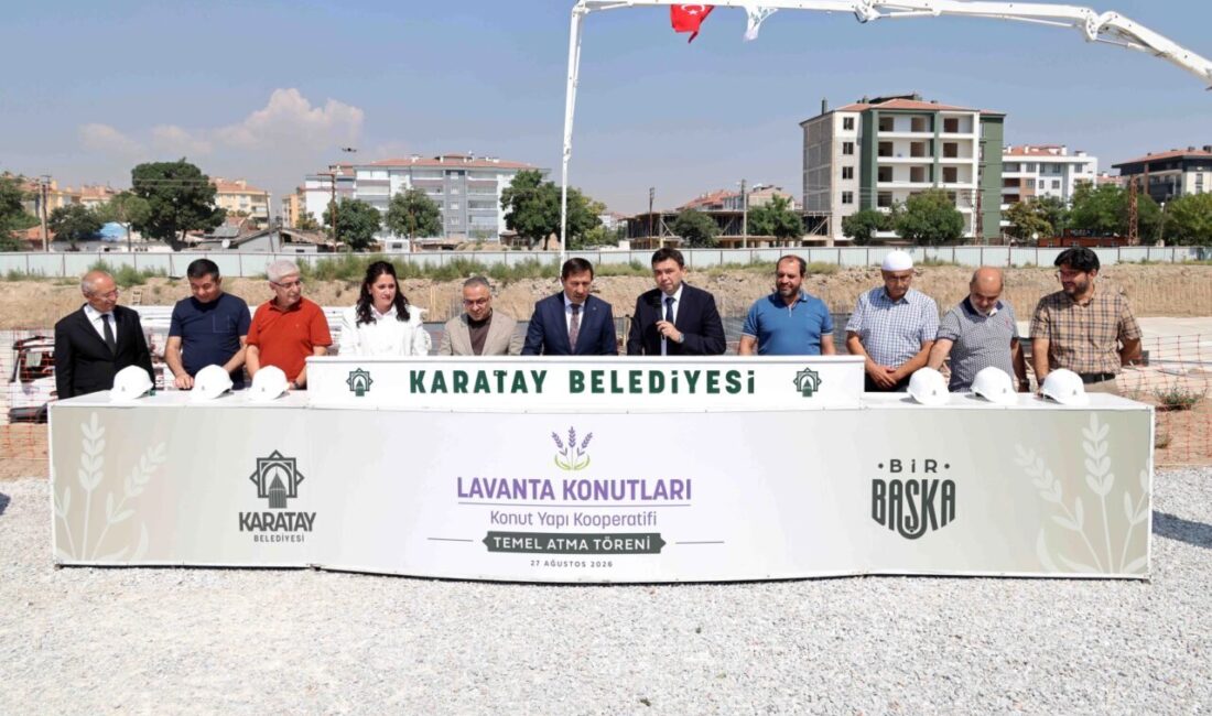 Konya Karatay Belediyesi öncülüğüyle kurulan Karatay Lavanta Konutları Konut Yapı