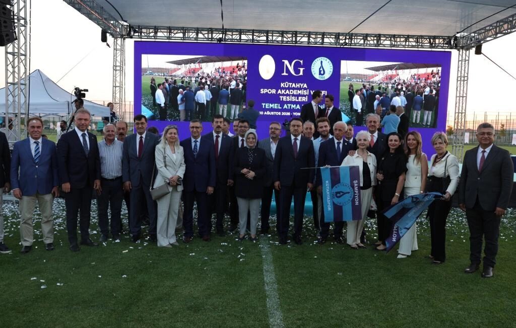 Kütahya’da spor altyapısını güçlendirecek Kütahya Spor Akademisi Vakfı Tesisleri’nin temeli