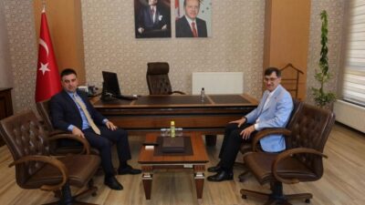 Kütahya Belediye Başkanı Eyüp Kahveci, Vali Yardımcıları Harun Kazez ve