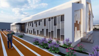 Malatya Büyükşehir Belediyesi tarafından Tecde Mahallesi’nde yapımı sürdürülen spor, kültür