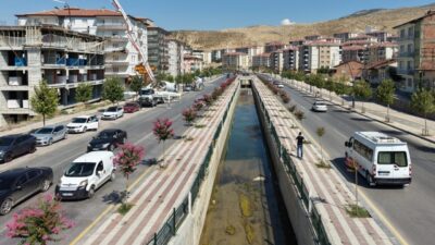 Malatya Büyükşehir Belediyesi bir yandan kent genelinde yeşil alanları artırırken