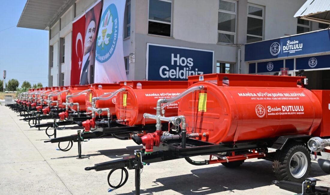 Manisa Büyükşehir Belediyesi, kırsal mahallelerde orman yangınlarına karşı ilk müdahale
