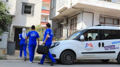 Mersin Büyükşehir Belediyesi Sağlık İşleri Dairesi Başkanlığı bünyesinde sürdürülen evde