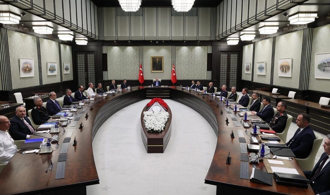 Milli Güvenlik Kurulu (MGK), Cumhurbaşkanı Recep Tayyip Erdoğan başkanlığında bugün