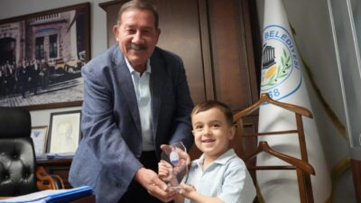 Dubai’de gördüğü tedavi sonrası sağlığına kavuşarak ilçemize dönen Milaslı DMD