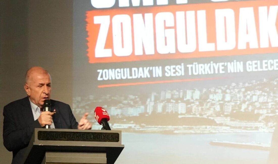 Zafer Partisi lideri Ümit Özdağ, Zonguldak'taki programda Türkiye'nin ağır tehditler