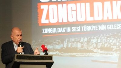 Zafer Partisi lideri Ümit Özdağ, Zonguldak'taki programda Türkiye'nin ağır tehditler