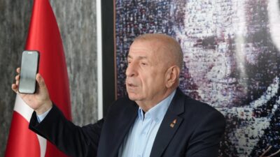 Zafer Partisi Genel Başkanı Ümit Özdağ, Yenimahalle İlçe Başkanlığı’nda düzenlediği
