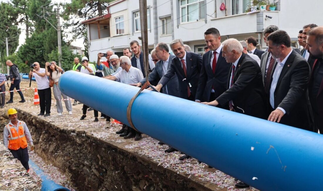 Sakarya Büyükşehir Belediyesi ve SASKİ, Hendek’in altyapısını güçlendirmek için yaklaşık