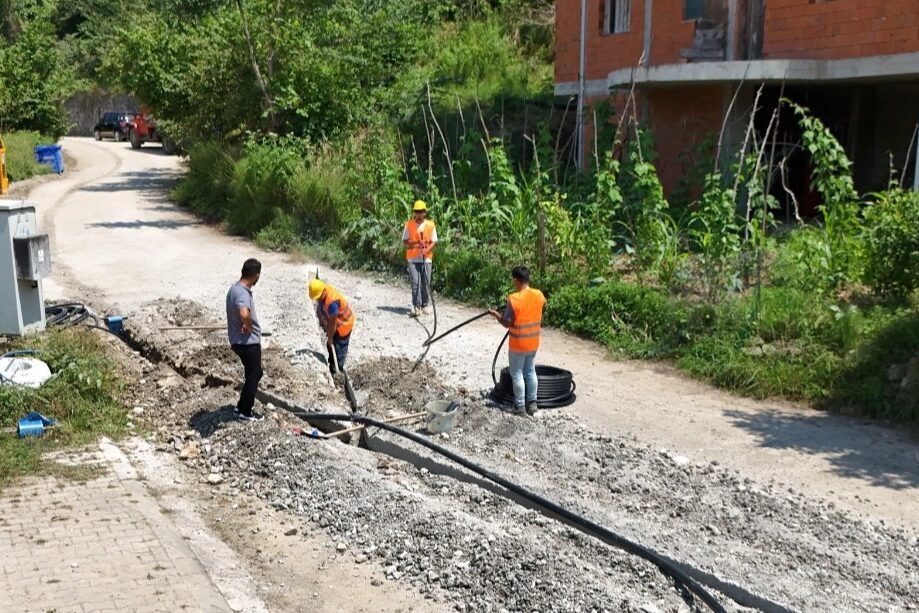 Trabzon Büyükşehir Belediyesi bağlı kuruluşu TİSKİ Genel Müdürlüğü, Araklı ilçesinin