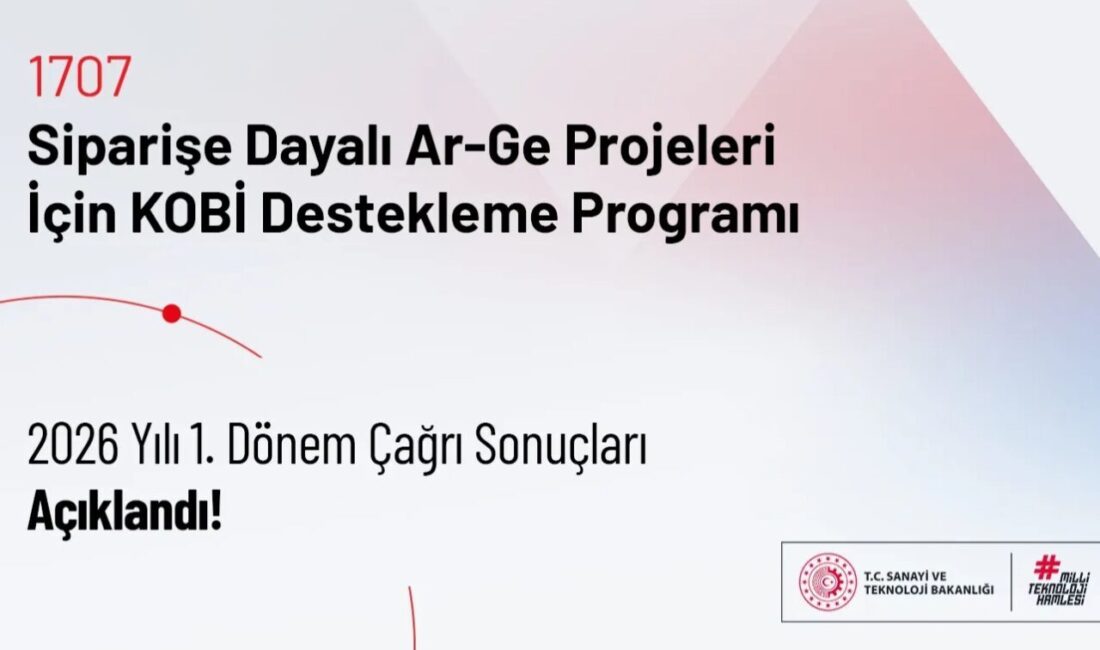 TÜBİTAK, KOBİ’lerin müşteri ihtiyaçlarına yönelik Ar-Ge projelerini destekleyen 1707 Siparişe