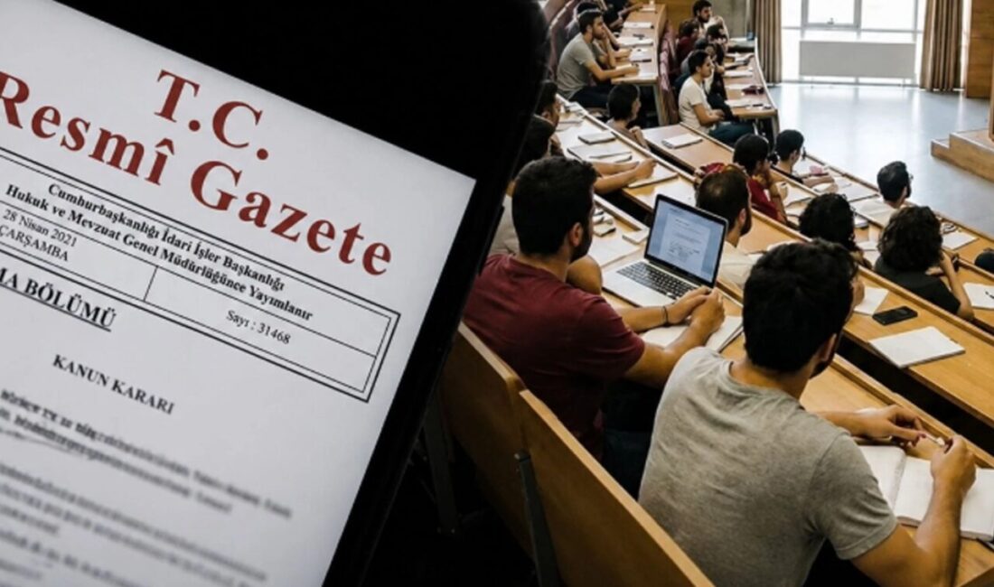 Yükseköğretim Kanunu’nda kapsamlı değişiklikler bugünkü Resmi Gazete’de yayımlandı. Yeni düzenlemeyle