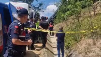 Anadolu Otoyolu’nun Kaşnaşlı Viyadükleri mevkisinde otomobiliyle seyir halindeyken viyadükten atlayan