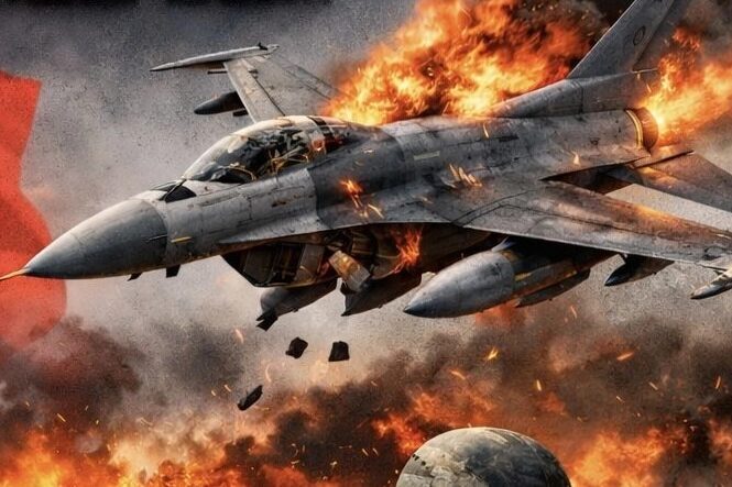 Milli Savunma Bakanlığı, Hava Kuvvetleri’ne ait bir F-16 savaş uçağının