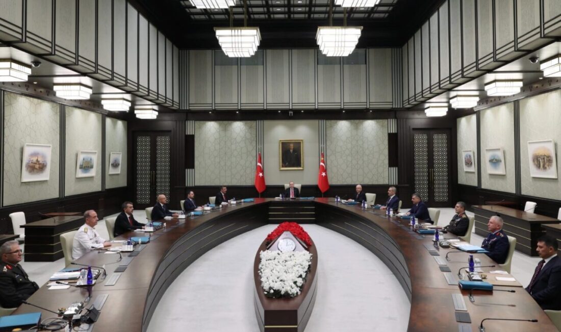 Yüksek Askerî Şûra (YAŞ) toplantısı öncesinde Cumhurbaşkanı Recep Tayyip Erdoğan