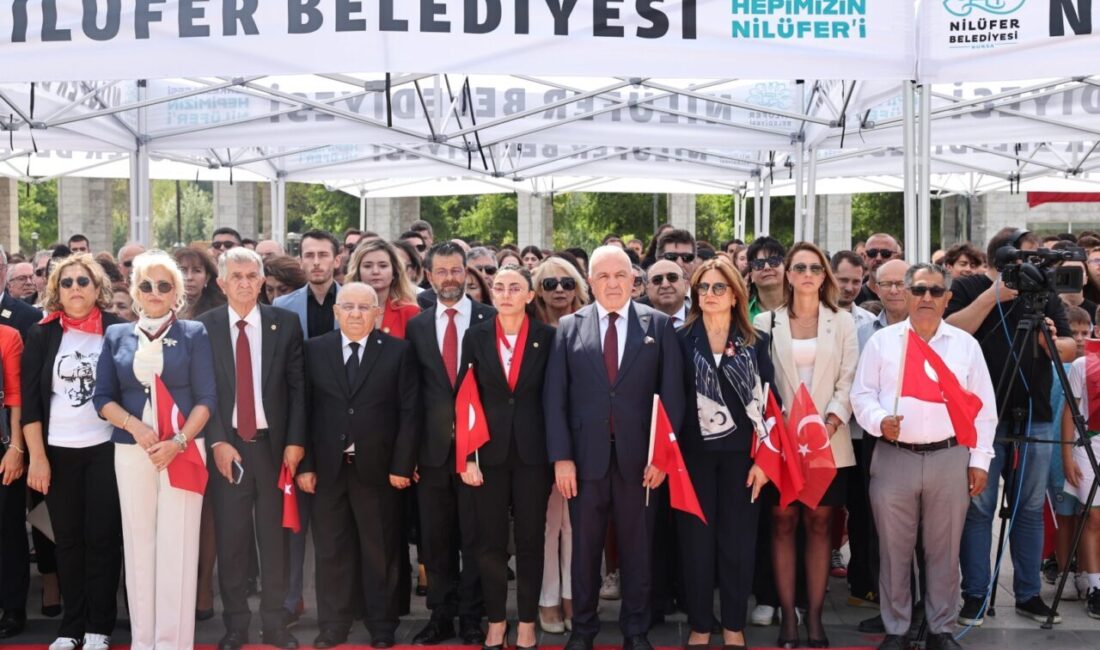 Nilüfer Belediyesi, 30 Ağustos Zafer Bayramı’nın 104’üncü yıl dönümünü Cumhuriyet