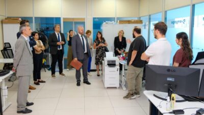 ABD İstanbul Başkonsolosluğu Ekonomi ve Kültür Bölümü temsilcileri, ULUTEK Teknopark’ı
