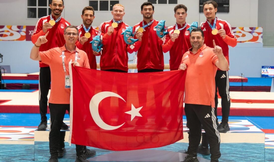 İzmir Büyükşehir Belediyesi Spor Kulübü’nün başarılı milli jimnastikçisi Altan Doğan,