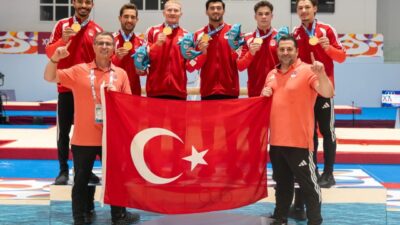 İzmir Büyükşehir Belediyesi Spor Kulübü’nün başarılı milli jimnastikçisi Altan Doğan,
